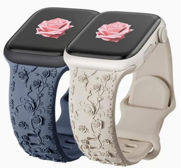 Silicone smartwatch band detail thumbnail