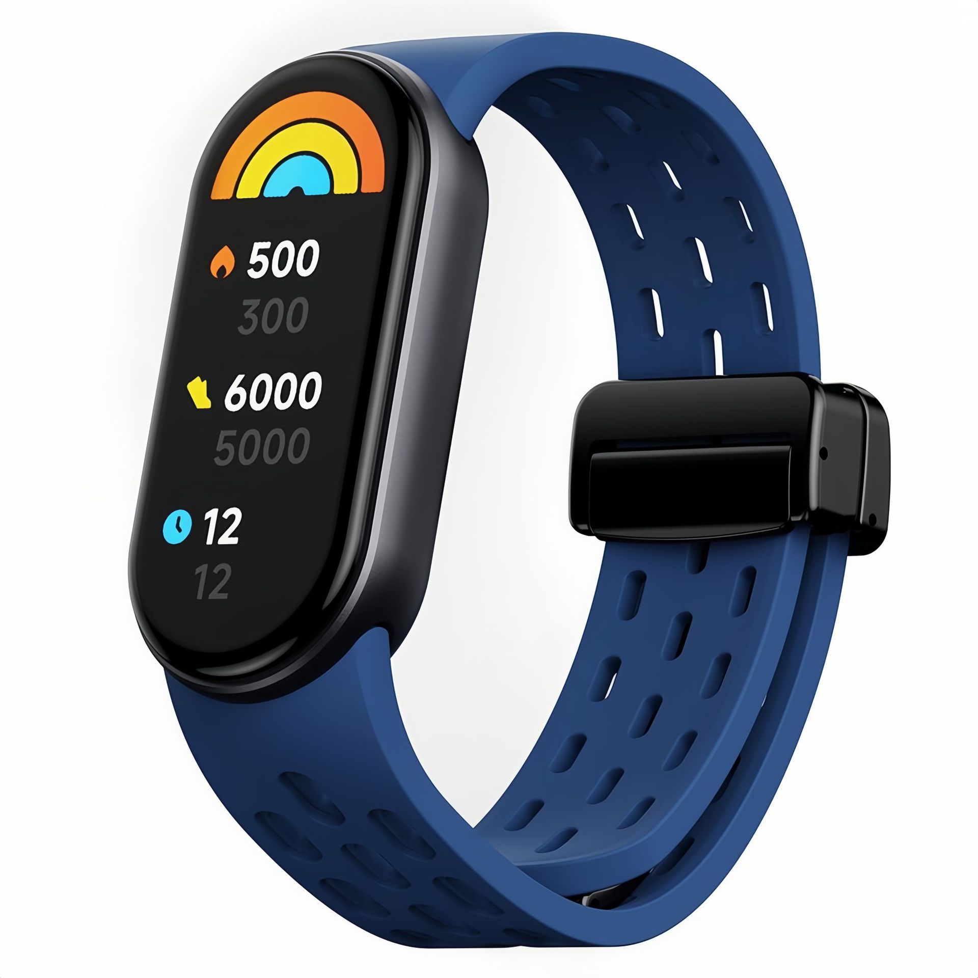 MS14 midnight blue magnetic silicone strap thumbnail