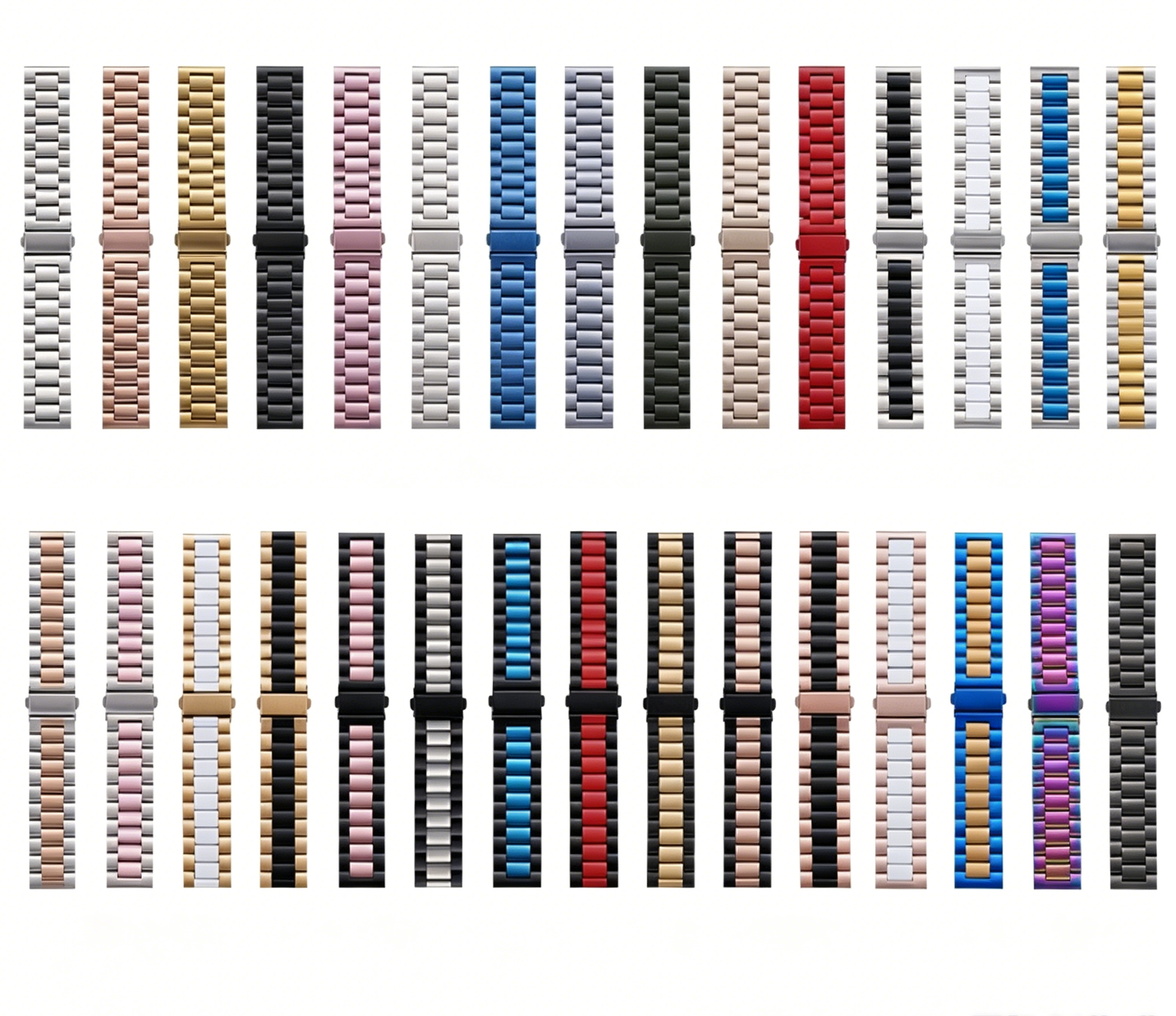 NN39 stainless steel Apple Watch band compact full color lineup main product view