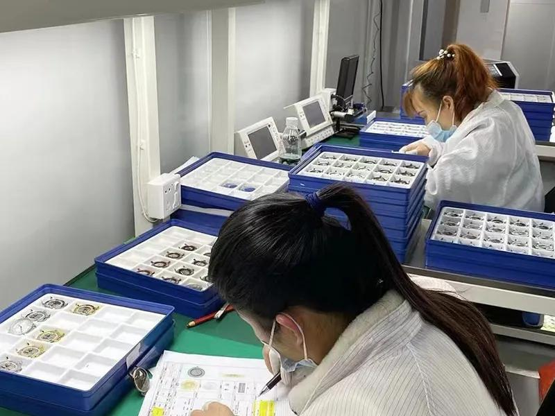 BOORUI quality control inspection for watch band components and small accessories